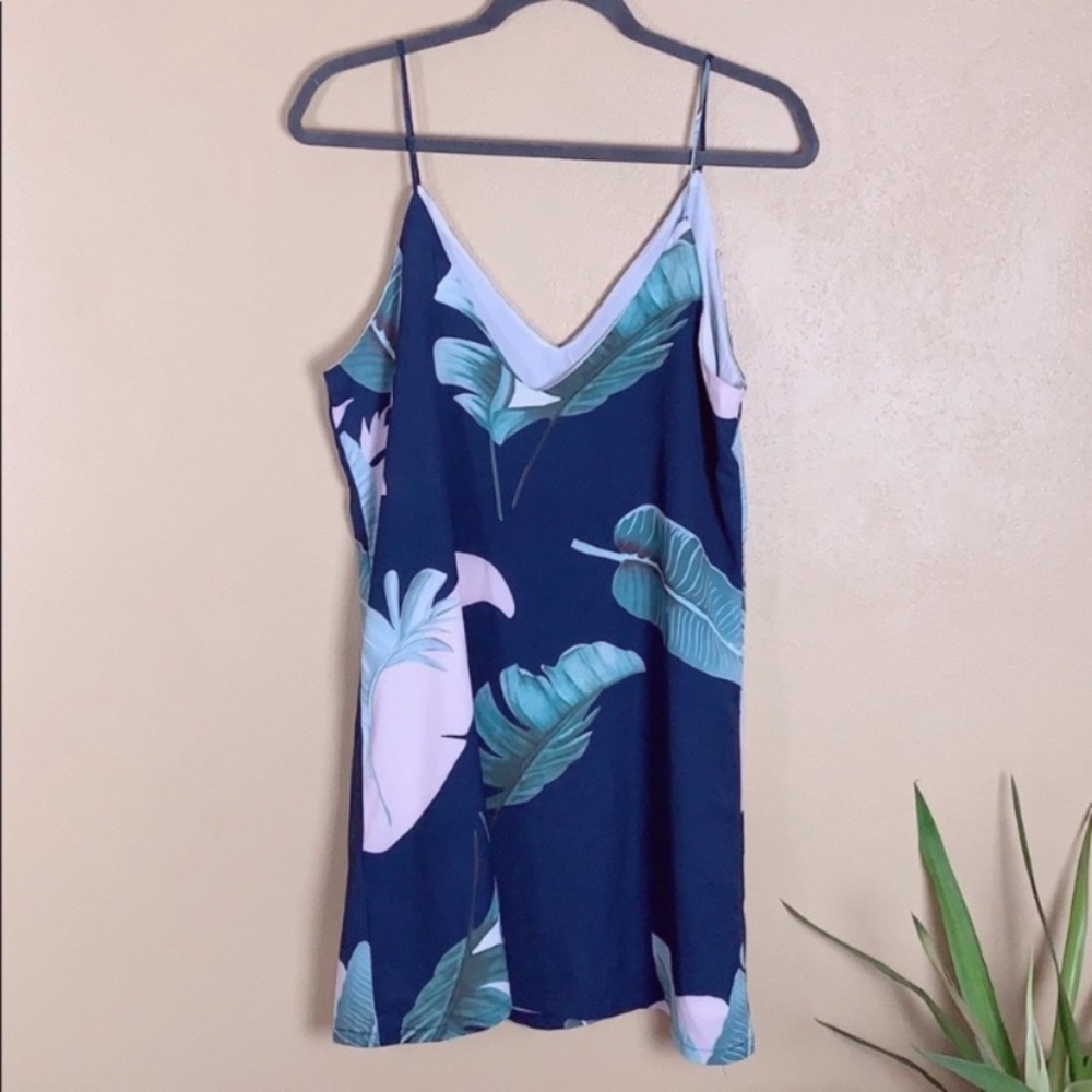 SHEIN SLEEVELESS PRINT SLIP DRESS SIZE S - Picture 4 of 5